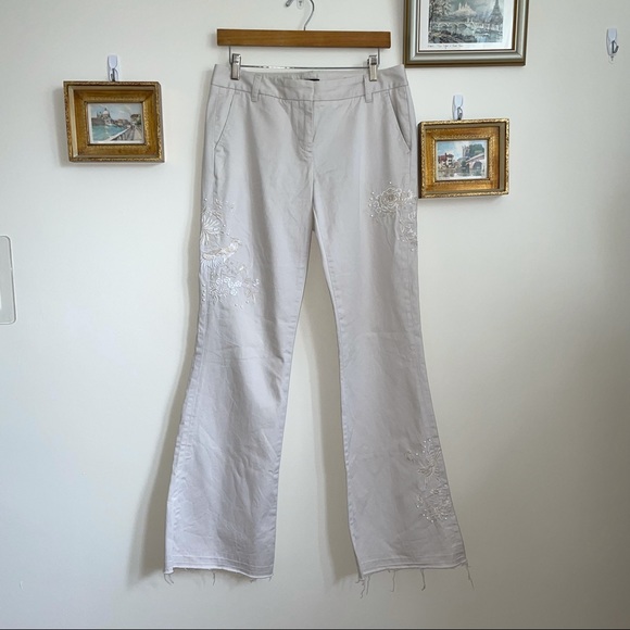 J. Crew Embroidered Distressed Chinos - Picture 4 of 16